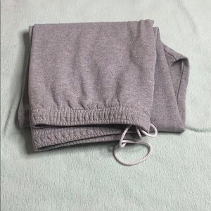 oversized grey sweatpants